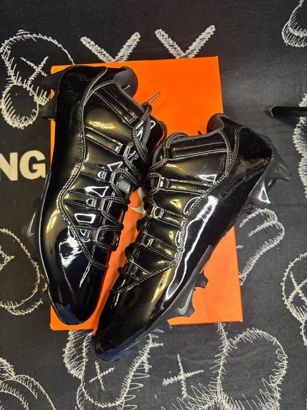 Nike Men's Size 12 Jordan 11 Low TD Cleat IQ8113-001